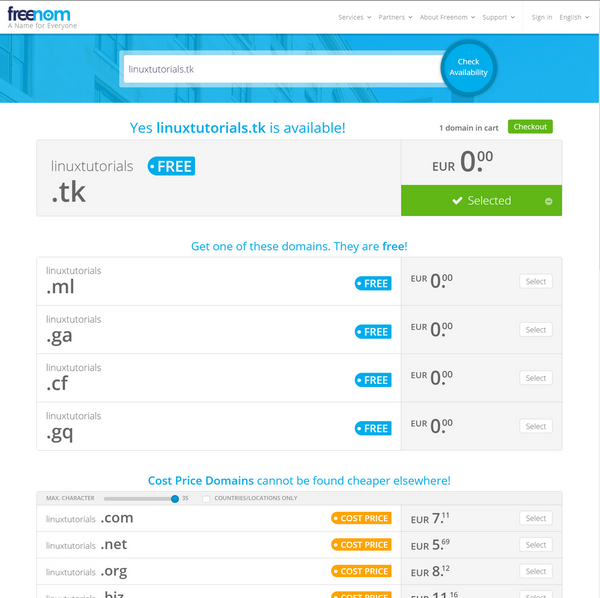 How to get a valid domain for free